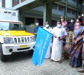 Minister Flags off Mobile Aqua Lab Facility at Ernakulam District