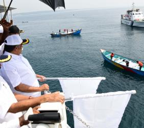 Seed ranching flagged off  vizhinjam coast as follow-up to artificial reef project